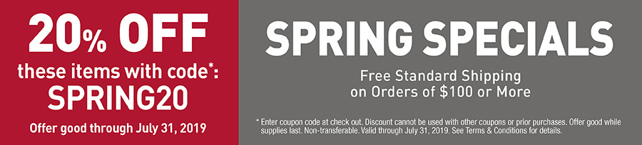 Check out our On Sale Items! On Sale Items Page Header